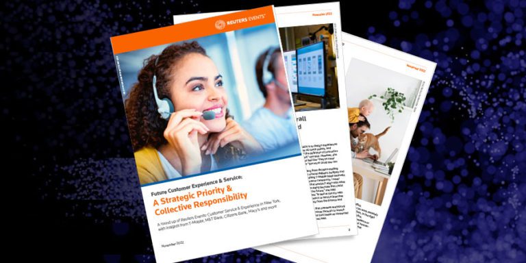 Reuters Events REPORT – Future Customer Experience & Service